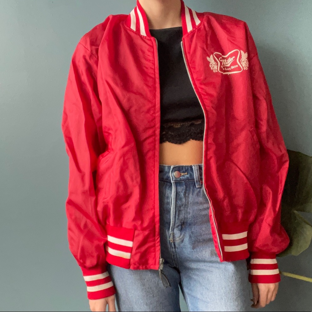 Vintage 1980s Red Miller High Life Jacket